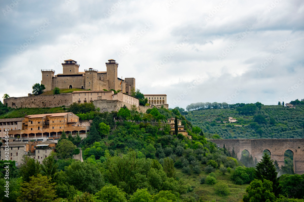 Fortress of Rocca Albornoziana - Spoleto - Italy