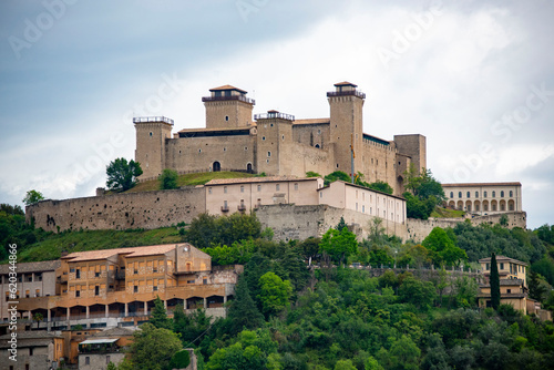 Fortress of Rocca Albornoziana - Spoleto - Italy photo