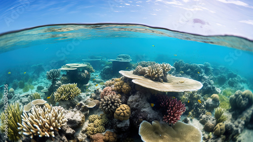 A Dive into Marine Conservation and the Importance of Healthy Coral Reefs. Generative Ai