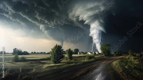 Unveiling the Destructive Power of Tornadoes. Generative Ai