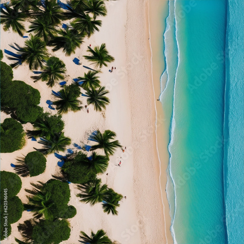 Playa Cancún vista aérea © josue