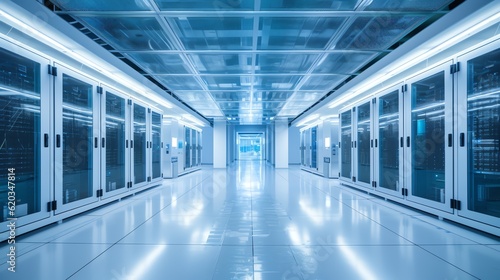 High-Tech Server Room, Data Center
