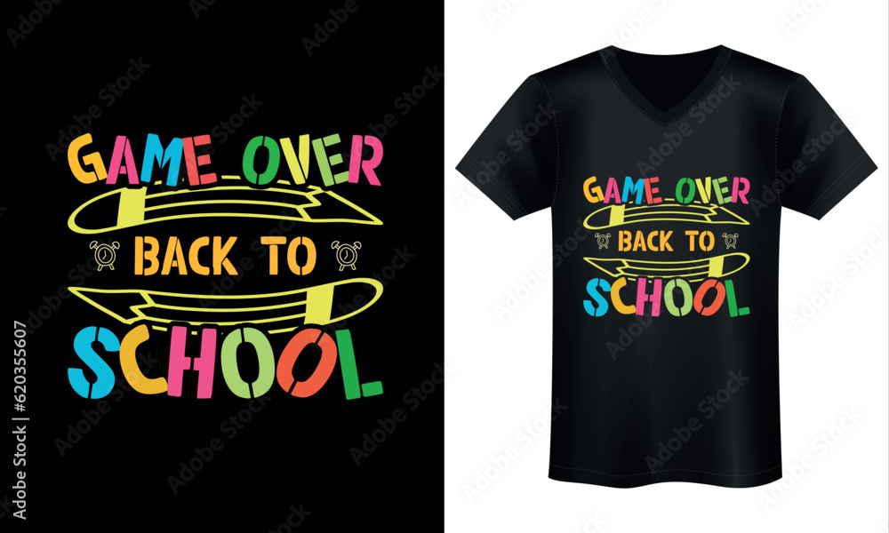 Back To School T-shirt Design Back To School T-shirt Design