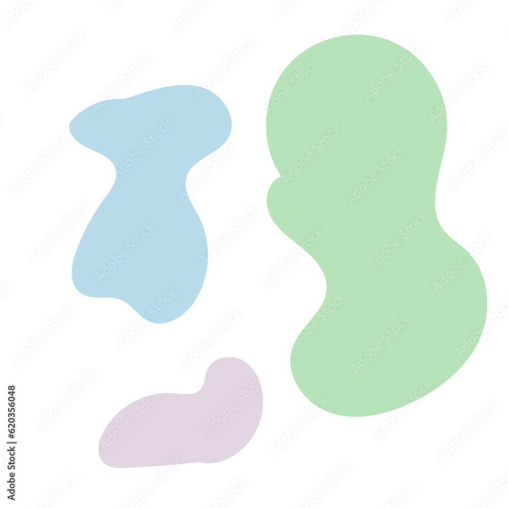 Pastel Abstract Shapes Vectors Pastel Abstract Shapes Vectors