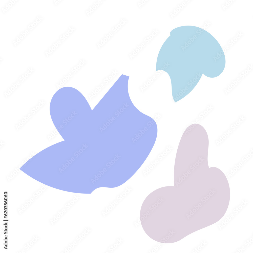 Pastel Abstract Shapes Vectors Pastel Abstract Shapes Vectors