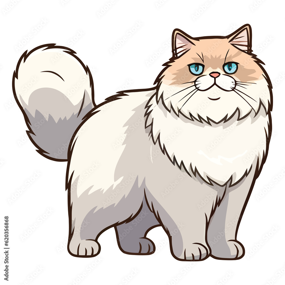 Flawless Feline: The Enchanting Cat Himalayan Colorpoint Persian