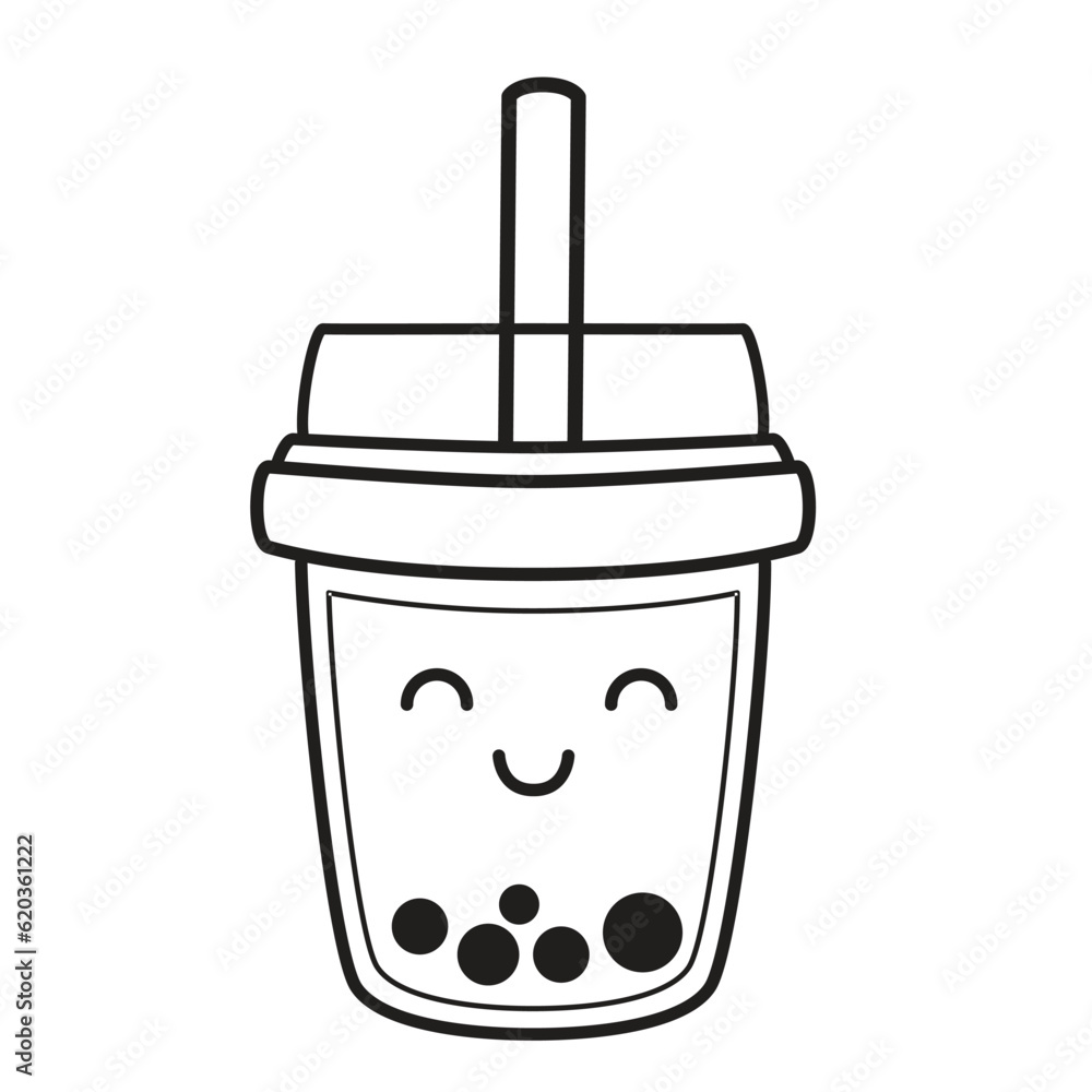 Bubble tea flavors cup design collection, Pearl milk tea, Yummy drinks, Taiwan milk, Boba Bubble Milk Tea silhouette, Vector Illustration Bubble tea flavors cup design collection, Pearl milk tea, Yummy drinks, Taiwan milk, Boba Bubble Milk Tea silhouette, Vector Illustration