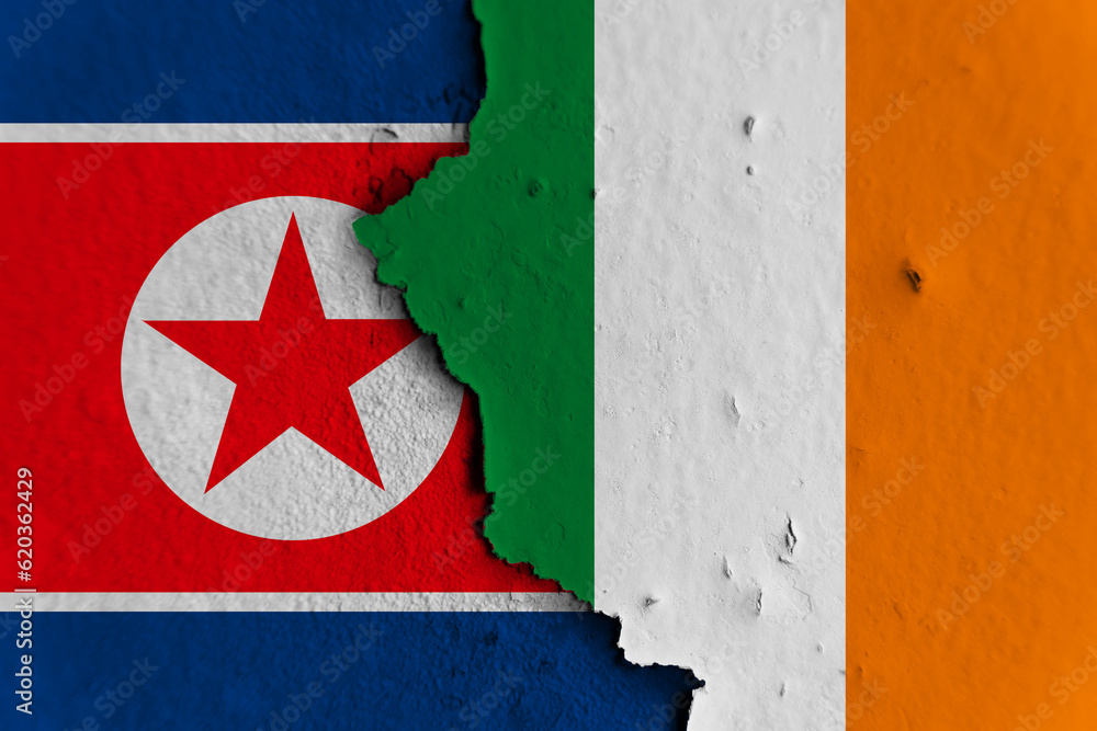 Relations between North Korea and Ireland. North Korea vs Ireland.