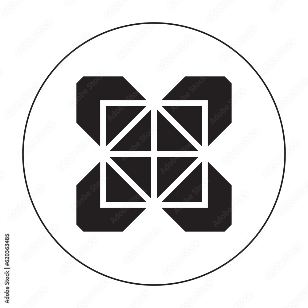Stamp korean,japanthailand icon illustration Stamp korean,japanthailand icon illustration