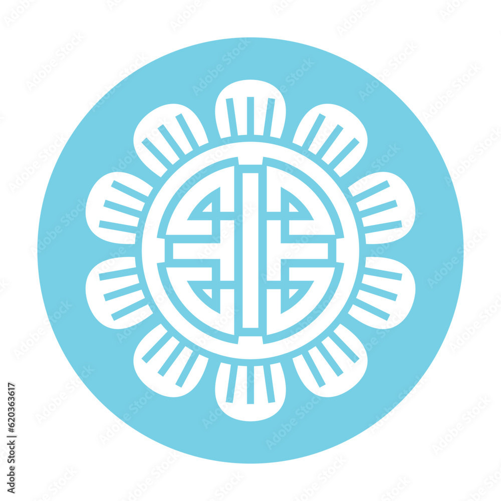 Korean,japan. thailand icon illustration stamp Korean,japan. thailand icon illustration stamp