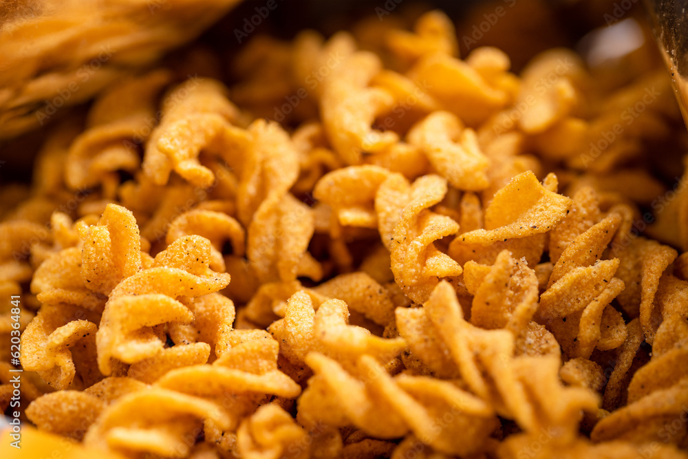 Traditional snack crispy bean twist cracker