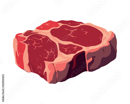 Freshly grilled sirloin steak, juicy and tender
