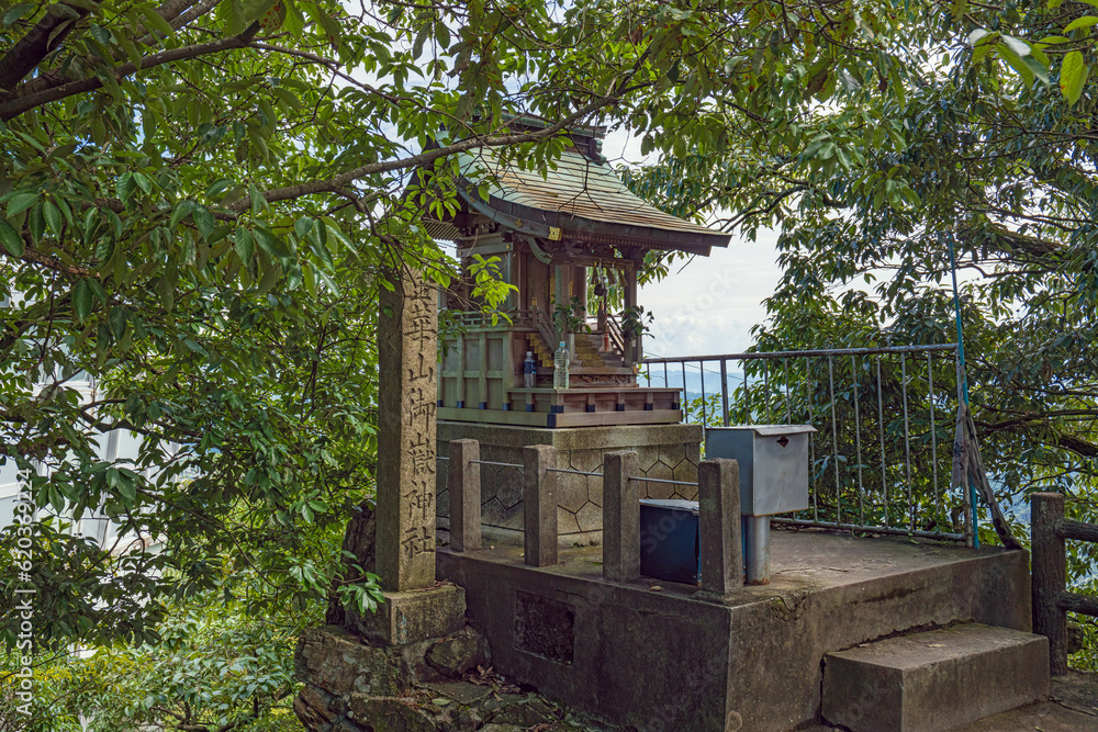 Obraz premium 岐阜城 金華山御嶽神社