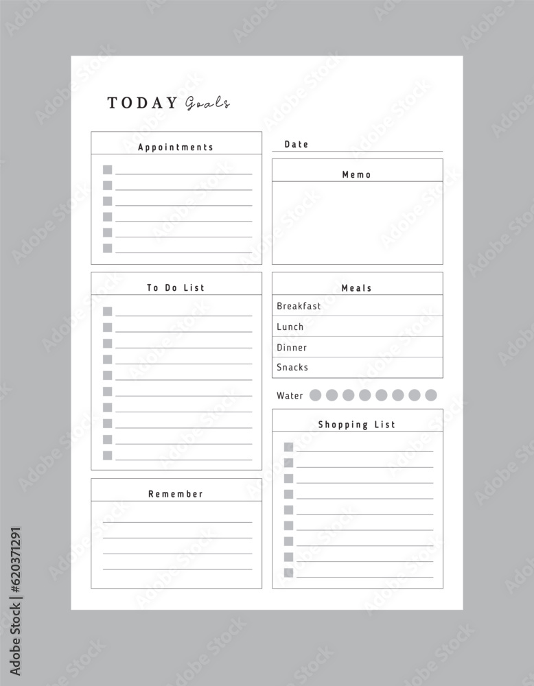 Today Goal Planner. Today Goal Planner.