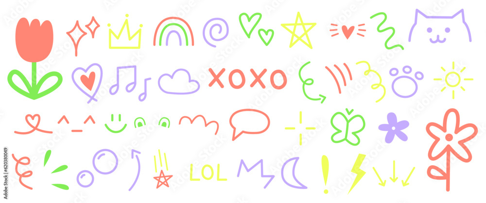 Cute Bright Doodle KPOP 2 Cute Bright Doodle KPOP 2