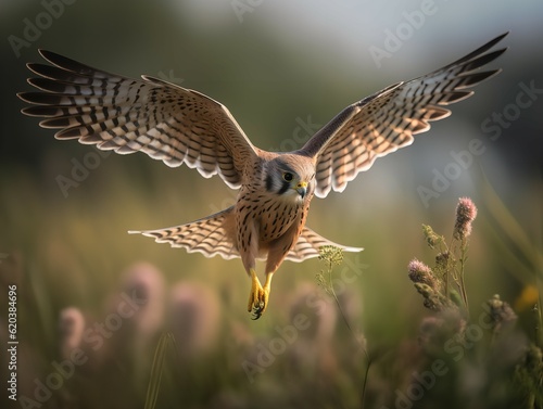 Kestrel's Hover: Master of the Wind Over the Meadows