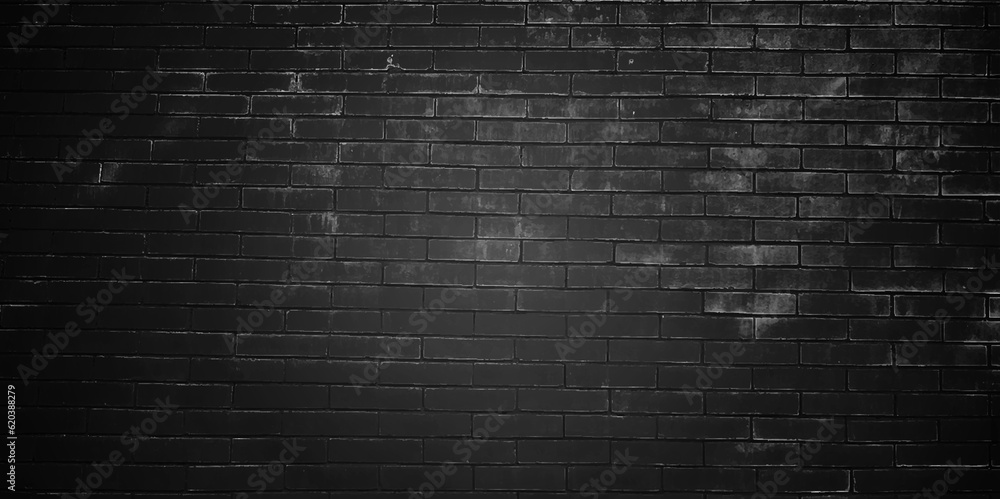 Rustic Texture. Retro. Old black brick wall texture for background ...