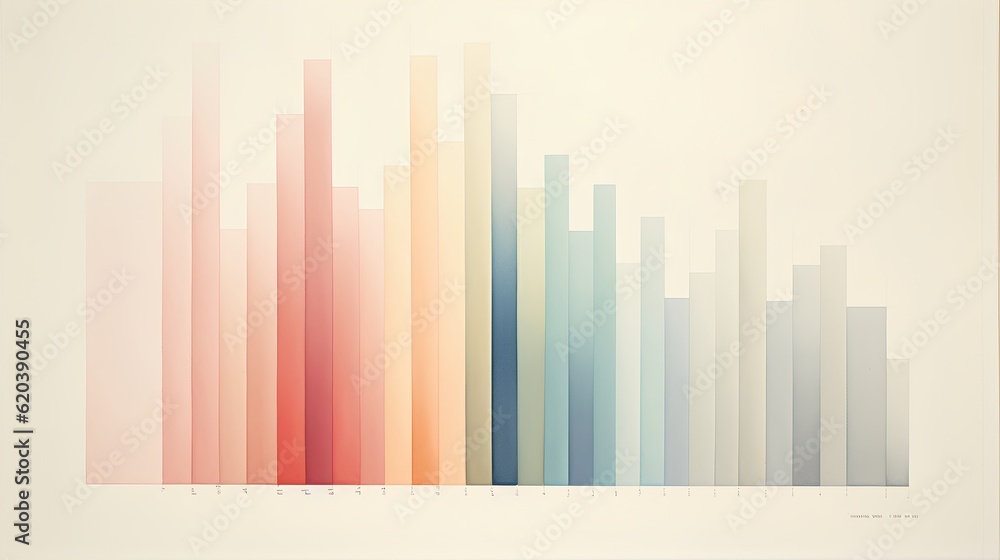 An abstract artistic depiction of data chart, symbolizing the vastness and complexity of data science. Data analytics and its inherent blend of science and creativity. Generative AI