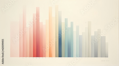 An abstract artistic depiction of data chart  symbolizing the vastness and complexity of data science. Data analytics and its inherent blend of science and creativity. Generative AI