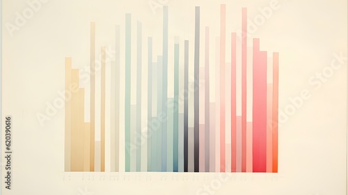 An abstract artistic depiction of data chart, symbolizing the vastness and complexity of data science. Data analytics and its inherent blend of science and creativity. Generative AI