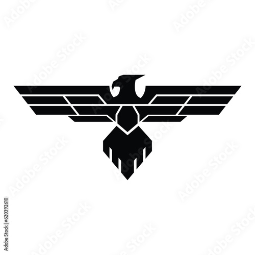 Eagle Logo. Military eagle logo design vector