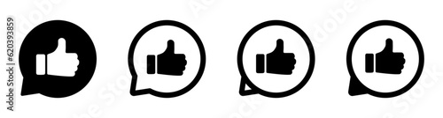  Like notification glyph vector icons