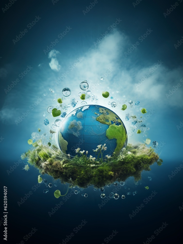 World ozone day background, generative ai World ozone day background, generative ai
