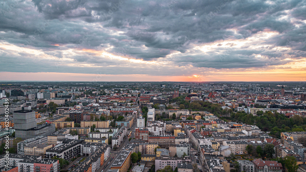 Aerial view of the city of Wroclaw, Poland - Panorama Aerial view of the city of Wroclaw, Poland - Panorama