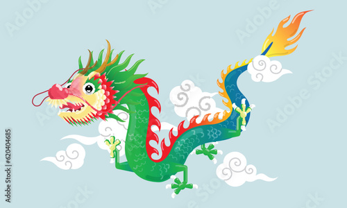 Happy Chinese new year 2024, the year of the dragon zodiac sign. 