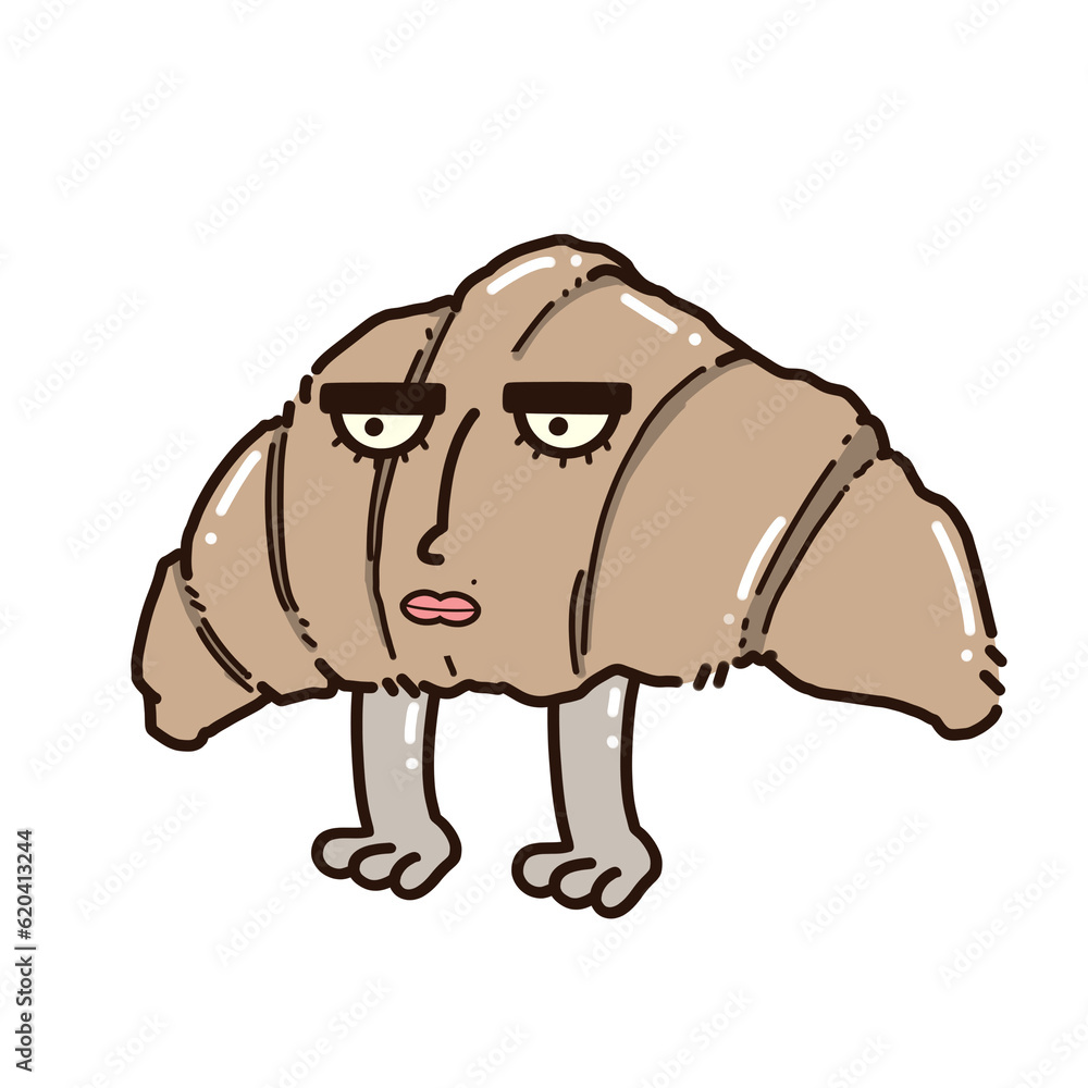 Fototapeta premium croissant man