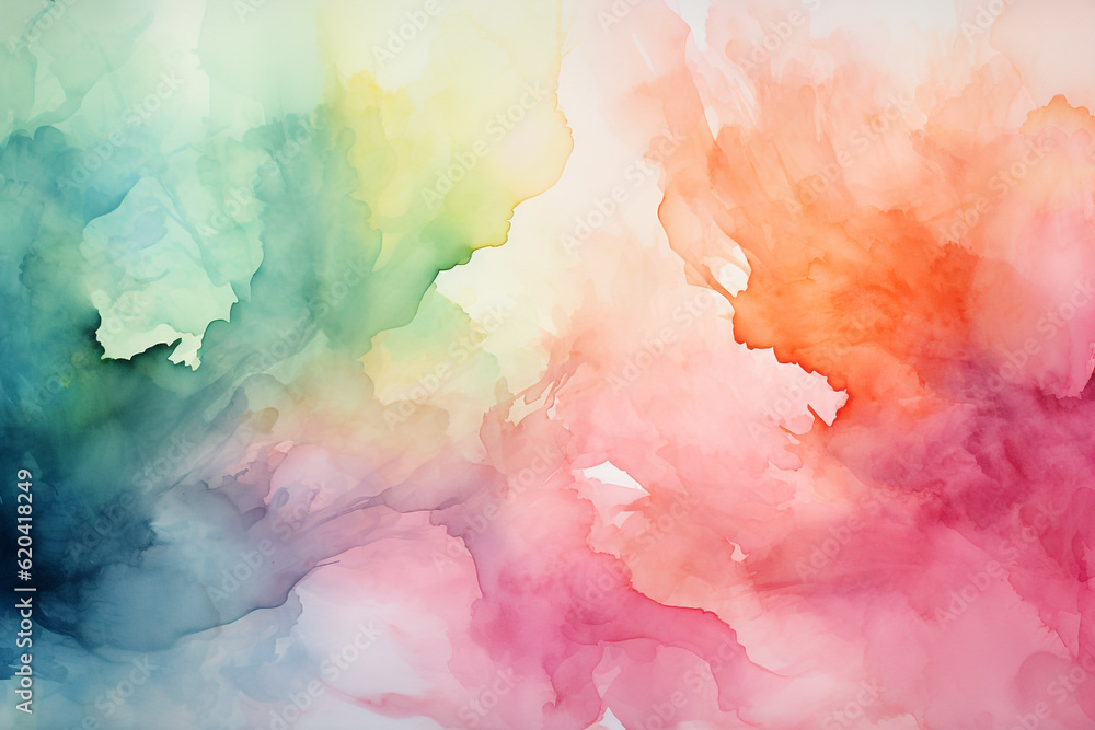 pastel color abstract watercolor background
