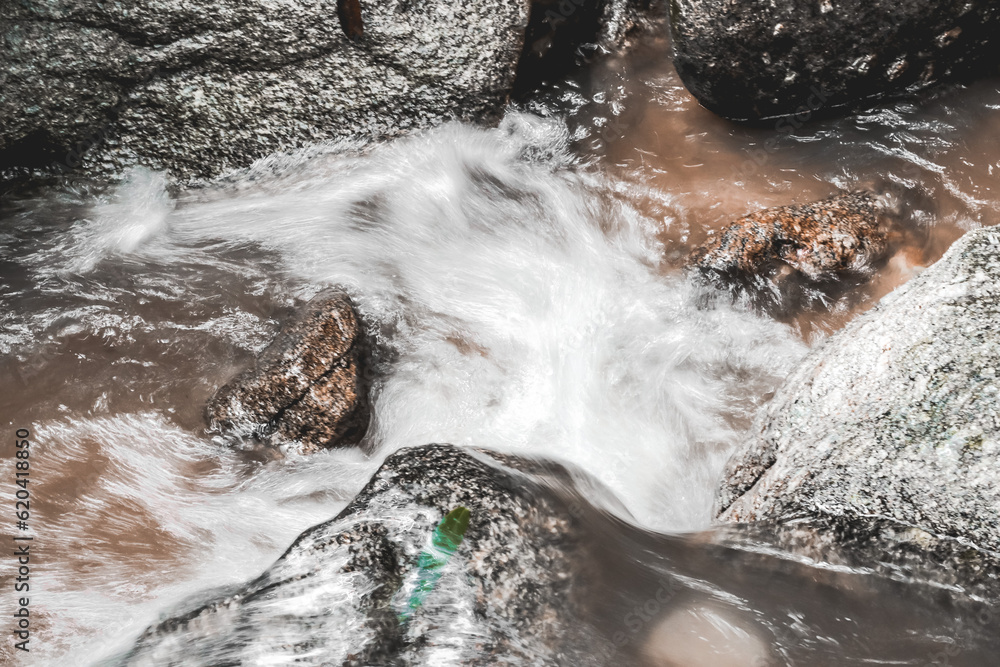 water flowing into the water water flowing into the water