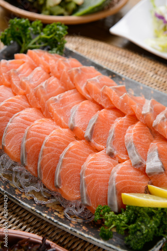 korean traditional seafood raw fish