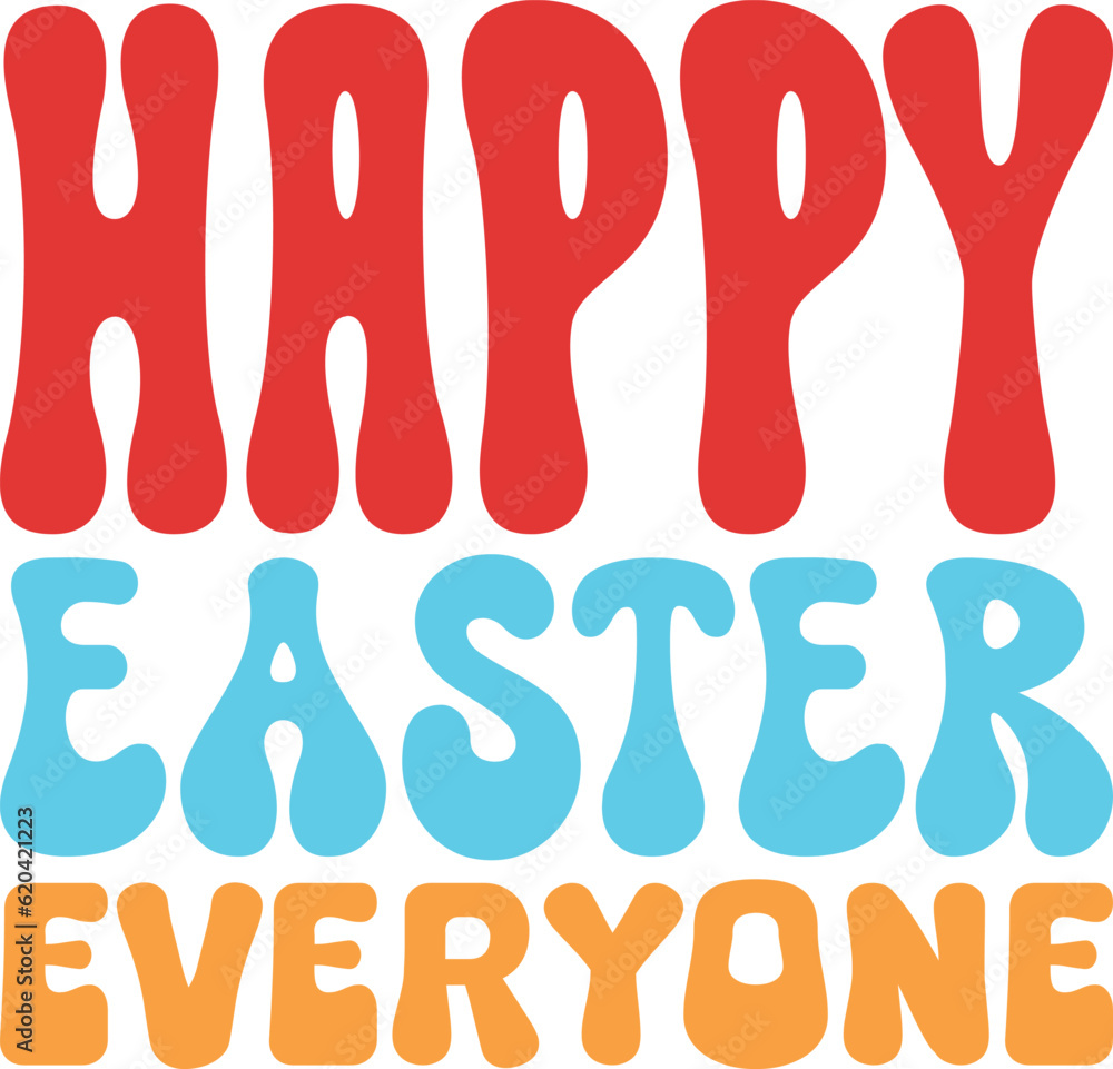 Easter retro svg design eps file Easter retro svg design eps file