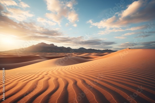 Desert Natural Light  Generative AI