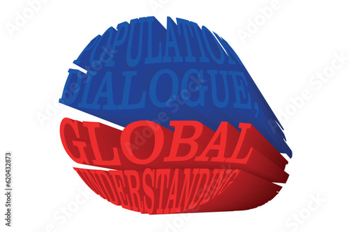 3D Quotes about World Population Day - population dialogue, global understanding