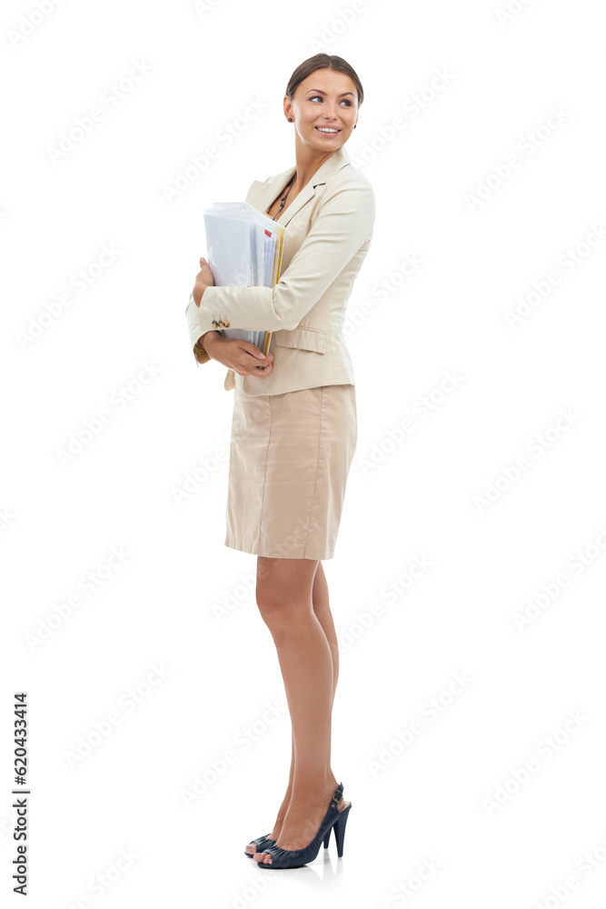 Documents, happy woman in administration business and standing isolated on transparent png background. Confident smile, corporate receptionist with paperwork files and businesswoman in admin career. Documents, happy woman in administration business and standing isolated on transparent png background. Confident smile, corporate receptionist with paperwork files and businesswoman in admin career.