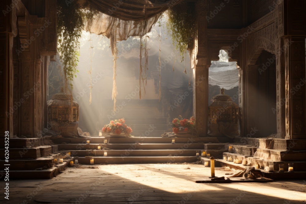 Vihara Natural Light, Generative AI Vihara Natural Light, Generative AI