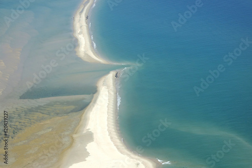 Netherlands. Aerial view of Wadden Island Vlieland photo