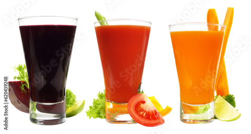 Vegetable Juice Panorama - Transparent PNG Background