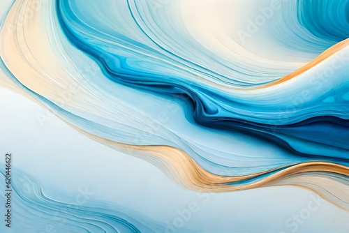 abstract blue background wallpaper generated by AI