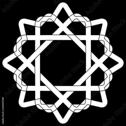 islamic design. abstract pattern. vector illustration of geometric pattern