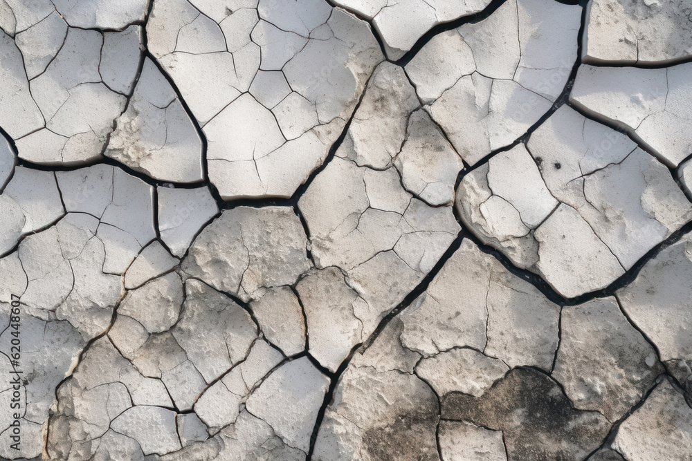 Intricate patterns and textures of a cracked concrete surface, showcasing the beauty and character of weathered urban landscapes. Generative AI. Intricate patterns and textures of a cracked concrete surface, showcasing the beauty and character of weathered urban landscapes. Generative AI.