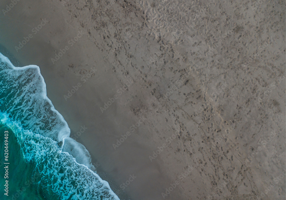 Sea and sand perfection viewed from the air
