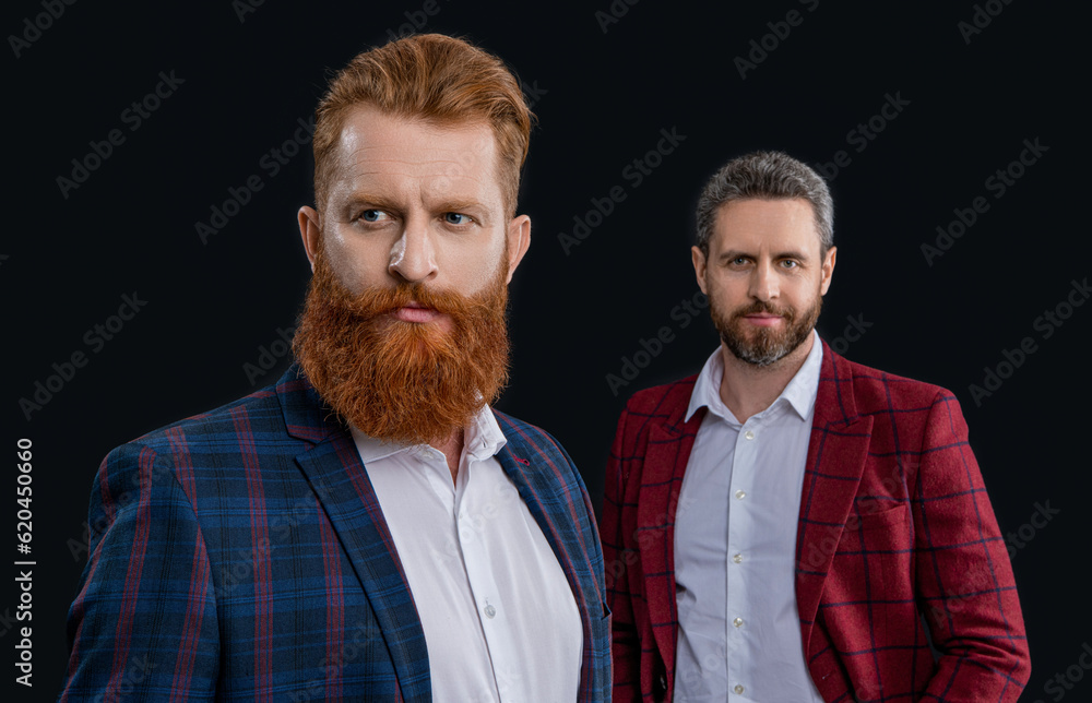 stylish men in formalwear at studio. men in formalwear on background. photo of men stylish men in formalwear at studio. men in formalwear on background. photo of men