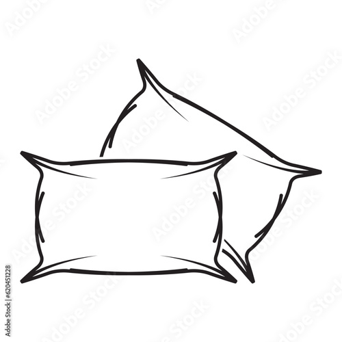 pillow icon vector