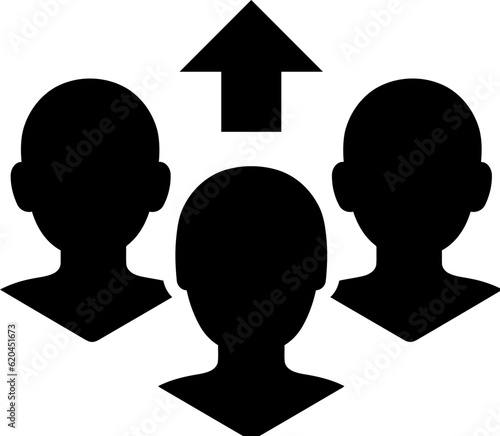 Population growth icon