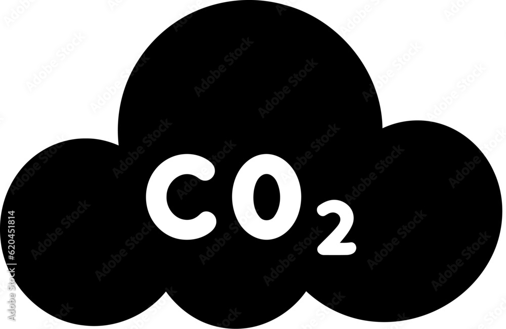 CO2 Greenhouse Gas Icon