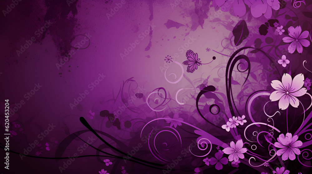Purple Wallpaper Background Image | Generative AI Purple Wallpaper Background Image | Generative AI