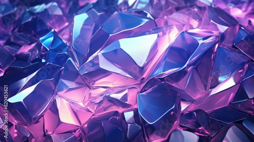 purple crystal gemstone pile background